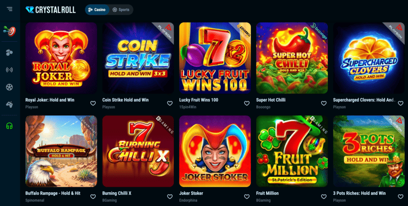 Spellen bij het beste casino van Nederland – CrystalRoll